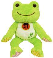 ぬいぐるみ ピクルス ラッキーモチーフ ビーンドール(グリーン) 「pickles the frog-かえるのピクルス-」