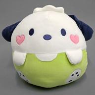Plush Pochacco Soft and Squishy Round Doll BIG Type - Sanrio Characters