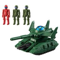 食玩 トレーディングフィギュア 5.マゼラアタック＆パイロット3体 「機動戦士ガンダム マイクロウォーズ」