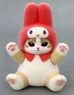 トレーディングフィギュア マイメロディ 「mofusand×サンリオキャラクターズ もふもふフロッキーフィギュアコレクション vol.2」 gambar 1