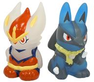 トレーディングフィギュア エースバーン＆ルカリオ 「ポケモンキッズ ユニクロ編」 ユニクロ対象商品先着購入特典