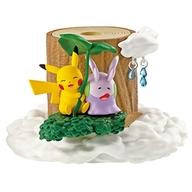 トレーディングフィギュア 2.ピカチュウ・ヌメラ 「あつめて!かさねて!ポケモンの森7 天気の樹」 画像 1