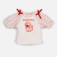 ドールアクセサリー 22cm用 プリントラグランTシャツ(レッド) 「Blythe-ブライス-」 Dear Darling fashion for dolls รูปภาพ 1