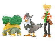 Trading Figure Pokemon Scale World Sinnoh Region Barry & Turtwig & Staraptor Premium Bandai Limited Gum Toy image 1