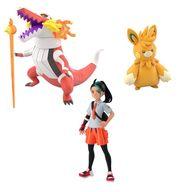 食玩 トレーディングフィギュア ポケモンスケールワールド パルデア地方 ネモ＆ラウドボーン＆パーモット プレミアムバンダイ＆ポケモンセンター限定