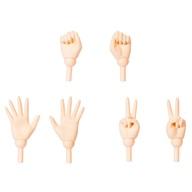 ドールアクセサリー 1/6 Q’zBODY用 ハンドパーツset/A(ホワイト)