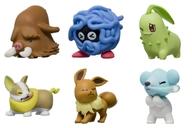 トレーディングフィギュア 全6種セット 「ポケモンフィギュア 風にも負けず。」 gambar 1