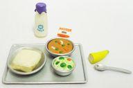 食玩 トレーディングフィギュア 06-1.給食(ソフト麺の日) 「昭和50年代ノスタルジックシリーズ 学校のおもいで1 学校へのみち篇」