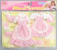ドールアクセサリー リカちゃんとママのペアドレスセット エプロンドレス 「リカちゃん」