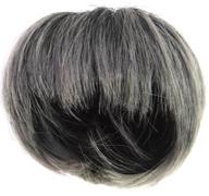 ドールアクセサリー 7インチ用 ヘアウィッグ グラデーションショート(黒×灰)