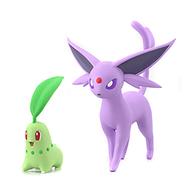 食玩 トレーディングフィギュア 1.チコリータ＆エーフィ 「ポケモンスケールワールド ジョウト地方」