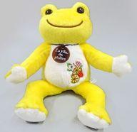 ぬいぐるみ ラヴィラドピクルス17(ビタミンイエロー) ビーンドール 「pickles the frog-かえるのピクルス-」 La villa de pickles限定 gambar 1
