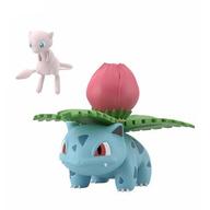 食玩 トレーディングフィギュア 4. ミュウ＆フシギソウ 「ポケットモンスター ポケモンスケールワールド カントー地方」
