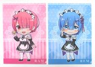 クリアファイル レム＆ラム ねんどろいどぷらす A4クリアファイル2枚セットB 「Re：ゼロから始める異世界生活」 ローソン限定
