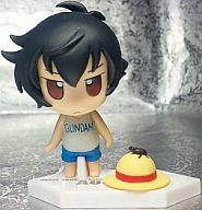 トレーディングフィギュア 8月 麦わら帽子 「カレンダーキャラクターズ 〜12ヶ月のガンダム00〜」