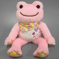 ぬいぐるみ ピクルス(ピンク) thank you 11 ビーンドール 「pickles the frog-かえるのピクルス-」 オンラインイベントHappy Birthday!限定