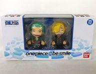 食玩 トレーディングフィギュア ゾロ＆サンジセット 「onepiece＠be.smile -ワンピース アットビースマイル-」 セブンイレブン限定