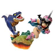トレーディングフィギュア チチ＆恐竜 彩色版 「ドラゴンボールカプセル・ネオ 摩訶不思議 ドラゴンボール総集編」