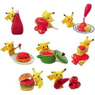 食玩 トレーディングフィギュア 全8種セット 「ポケットモンスター ピカチュウケチャップすきでチュウ」