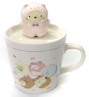 マグカップ・湯のみ ねこ おうちでくまカフェ ほっこりフィギュア付き小皿＆マグカップセット 「すみっコぐらし」