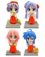 トレーディングフィギュア 全4種セット 「ねんどろいどぷち らき☆すた お年賀カプセルVer」 鷲宮神社限定品
