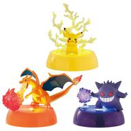 トレーディングフィギュア 全3種セット 「ポケットモンスター 光る!ポケモンコレクション」