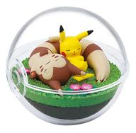 食玩 トレーディングフィギュア 1.ピカチュウ＆オオタチ 「ポケットモンスター テラリウムコレクション8」