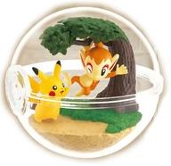 トレーディングフィギュア 1.ピカチュウ＆ヒコザル 「ポケットモンスター テラリウムコレクション12」