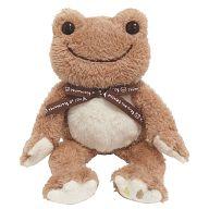 ぬいぐるみ ピクルス(モカ) シュシュシリーズ ビーンドール 「pickles the frog-かえるのピクルス-」 Bild 1