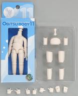 ドールアクセサリー 11cmオビツボディ スーパーホワイティ フルセットver. フルアクションドール用素体