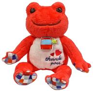 ぬいぐるみ ピクルス(レッド) thank you5 ビーンドール 「pickles the frog-かえるのピクルス-」小田急新宿 イベント限定