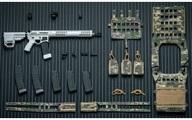 ドールアクセサリー 1/6用 タクティカルUDR-15 ＆ SPC アクセサリーセットA (Pearl White) 圖片 1