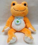 ぬいぐるみ ピクルス(オレンジ) ビーンドール 「pickles the frog-かえるのピクルス-」 image 1