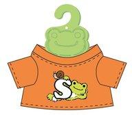 ぬいぐるみ ロゴミニTシャツ(s/OR) ビーンドール用コスチュームシリーズ 「pickles the frog-かえるのピクルス-」 Bild 1