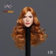 ドールアクセサリー 1/6 ヨーロッパ人女性カスタムヘッドE(Red Long Curly Hair) HAH-005E Bild 1