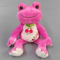 ぬいぐるみ ピクルス(チェリー) ビーンドール Springシリーズ 「pickles the frog-かえるのピクルス-」 圖片 1