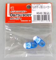 ドールアクセサリー 11cm ボディ用 スニーカー ブルー รูปภาพ 1