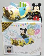 トミカ ミッキーマウスの車 フィギュア付き 2021(ホワイト×ライトイエロー×ライトブルー) 「トミカ ディズニービークルコレクション」