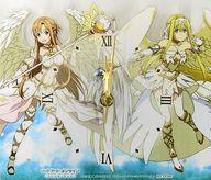 置き時計・壁掛け時計 アスナ＆アリス オリジナルアクリルクロック 「ソードアート・オンライン アリシゼーション アスナ -癒しの天使Ver-/アリス -光輝の天使Ver- SHIBUYA SCRAMBLE FIGURE 1/7 PVC製塗装済み完成品 eStream Store限定」 同時購入特典 รูปภาพ 1