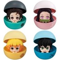 トレーディングフィギュア 全4種セット 「鬼滅の刃 かぷせるん」 imagen 1