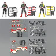 食玩 トレーディングフィギュア 全7種セット 「SHODO-X 仮面ライダー3」