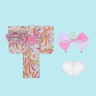 ドールアクセサリー 22cm用 リボン柄着物セット「Blythe-ブライス-」 Dear Darling fashion for dolls รูปภาพ 1