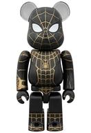 トレーディングフィギュア SPIDER-MAN BLACK ＆ GOLD SUIT 「BE＠RBRICK-ベアブリック- CHASE Spider-Man： No Way Home」 Bild 1