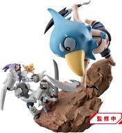トレーディングフィギュア サンラク＆墓守のウェザエモン 「プチラマEX シャングリラ・フロンティア VSモンスタージオラマコレクション」 Bild 1