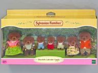 おもちゃ Chocolate Labrador Family -チョコレートラブラドールファミリー- 「シルバニアファミリー」 รูปภาพ 1