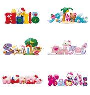 食玩 トレーディングフィギュア 全6種セット 「HELLO KITTY Words Collection」