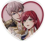 コースター ミラ・リゾット＆エルジュ・バンドール アクリルコースター 「コミックス 最強女騎士は執着系弟王子から逃げられない!」 書泉有償特典 图片 1