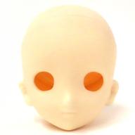 ドールアクセサリー DD用 DD専用オプションヘッド DDH-06 アイホールオープン やわフタVer. (ホワイト) ボークスショップ＆ホビー天国ウェブ限定