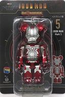 トレーディングフィギュア BE＠RBRICK-ベアブリック- 5.アイアンマン マーク5 「Happyくじ BE＠RBRICK MARVEL Infinity SAGA 『IRON MAN』」 ベアブリック賞
