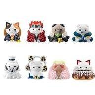 トレーディングフィギュア 全8種セット 「MEGA CAT PROJECT ワンピース ニャンピースニャーン! ルフィと好敵手編」